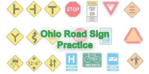 ohio bmv road sign test